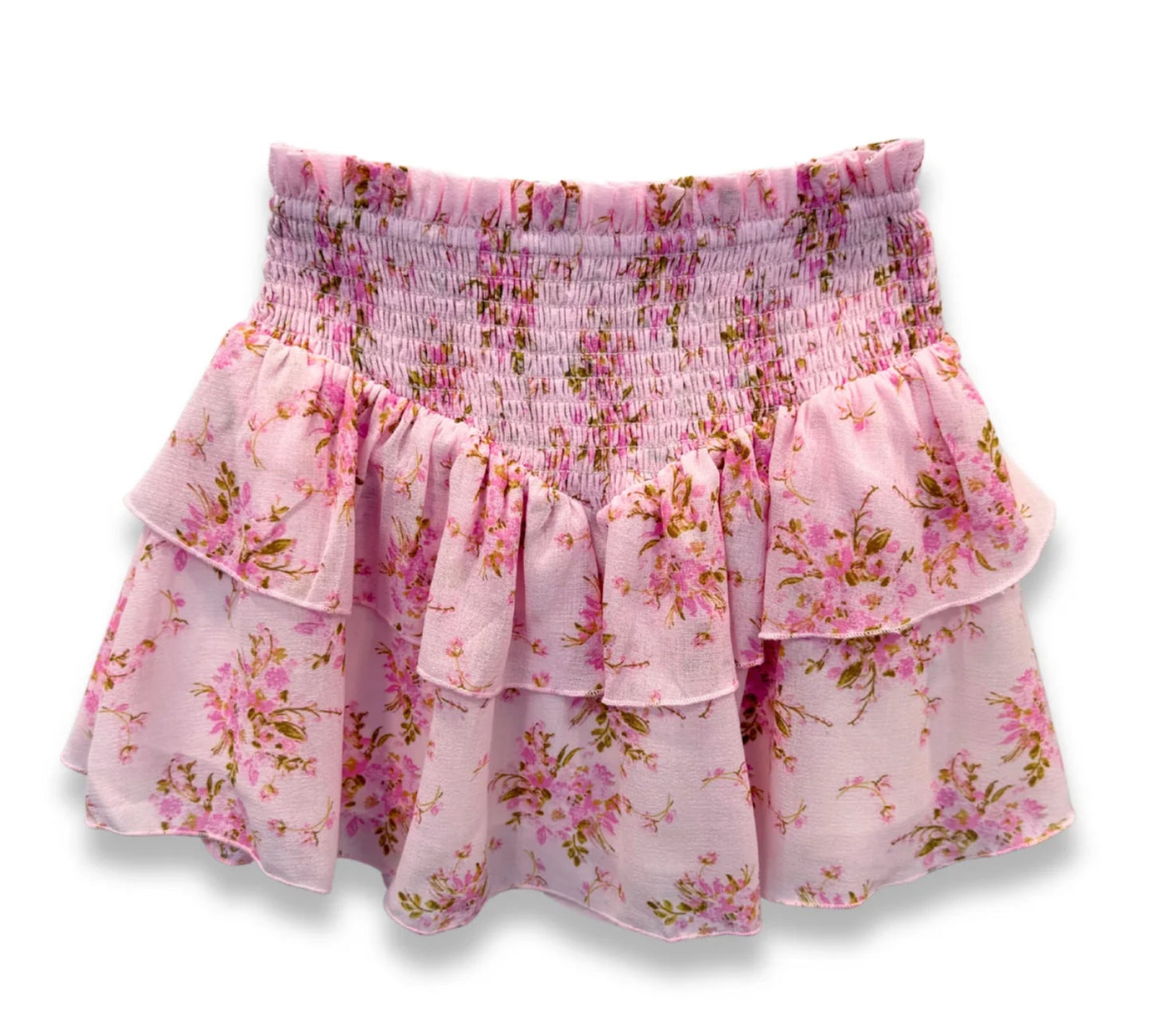 Pink Bouquet Tween Brooke Skirt