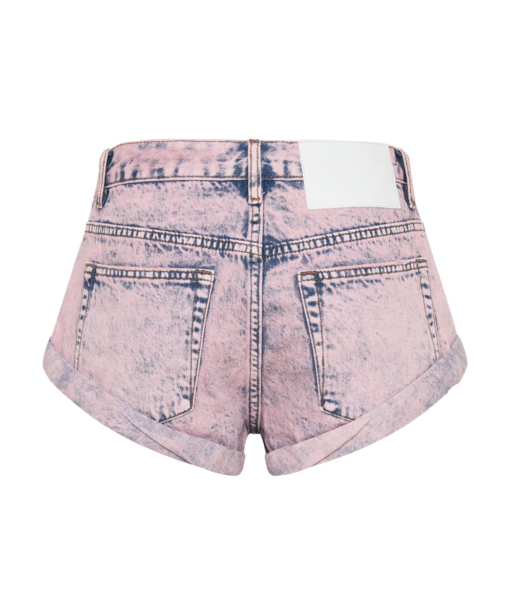 Dusty Pink - Tribe Denim Shorts Teaspoon Boutique My – Bandit Waist One Low