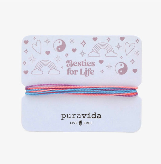 Pura Vida Besties For Life Bracelet