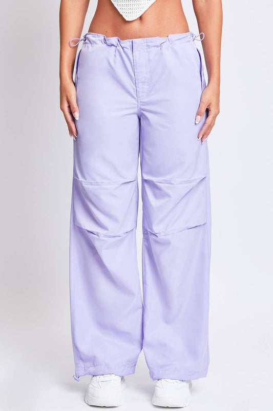 Relaxed Nylon Parachute Pants