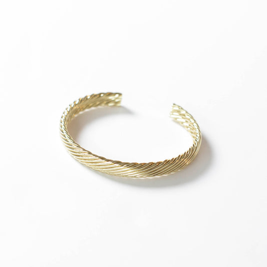 Abstract Gold Cuff