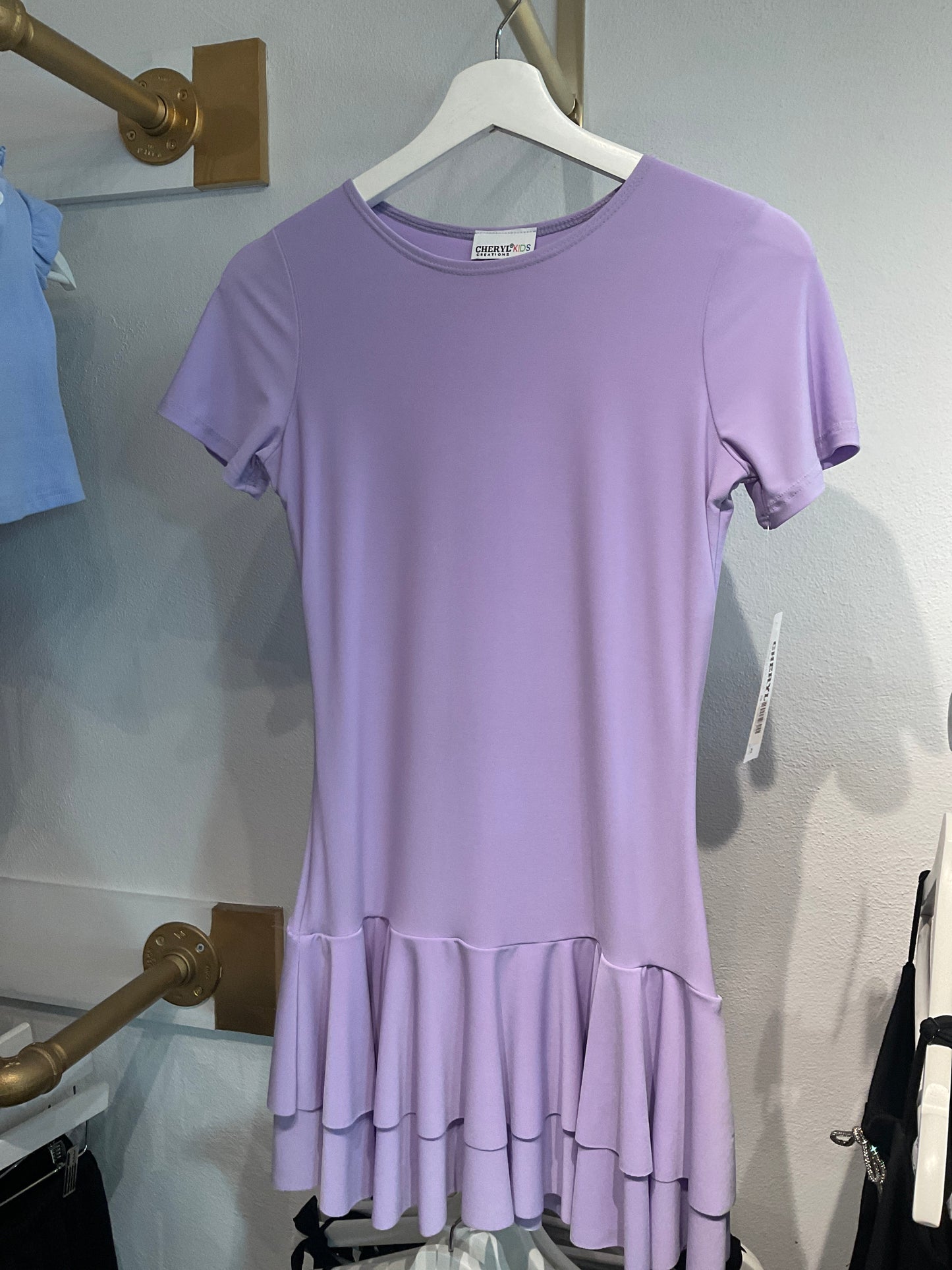 CC Lavender Ruffle Dress