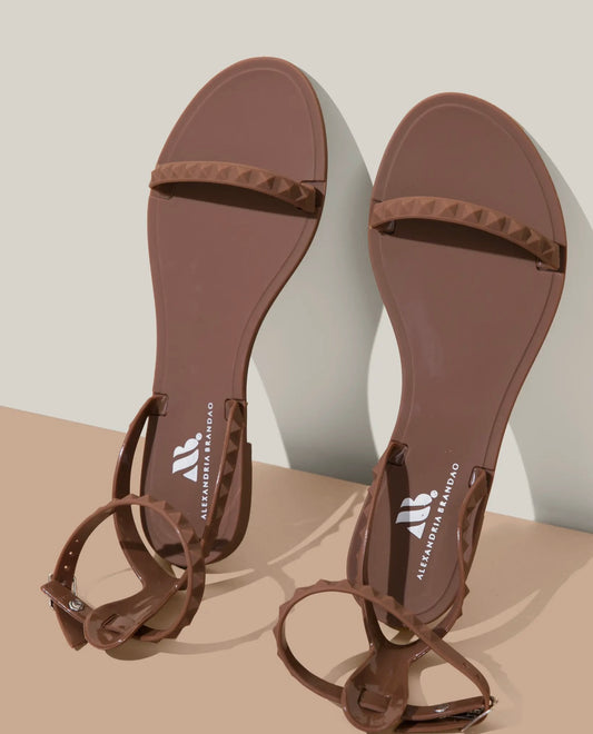 Aria Matte Brown Women’s Sandals