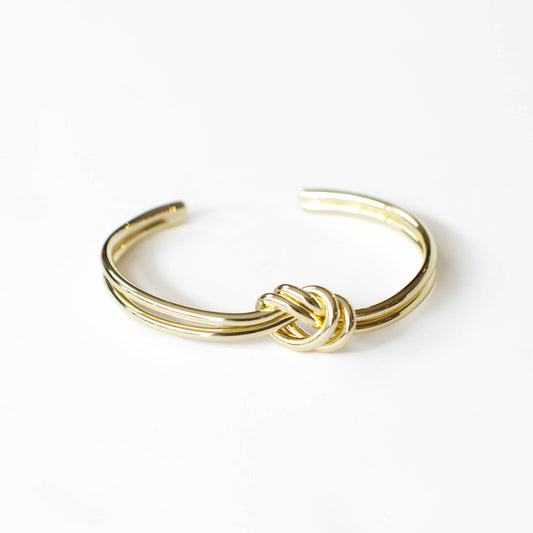 The Gold Knot Cuff