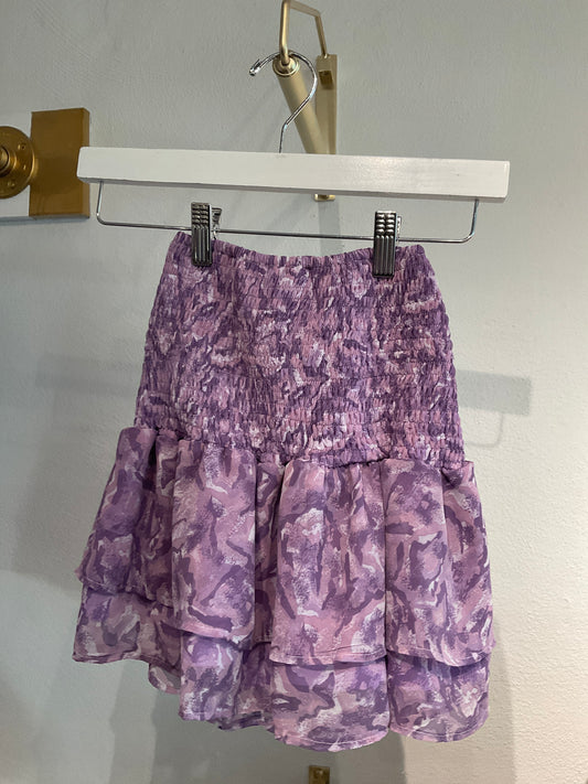 MB Purple Two Tiered Skirt