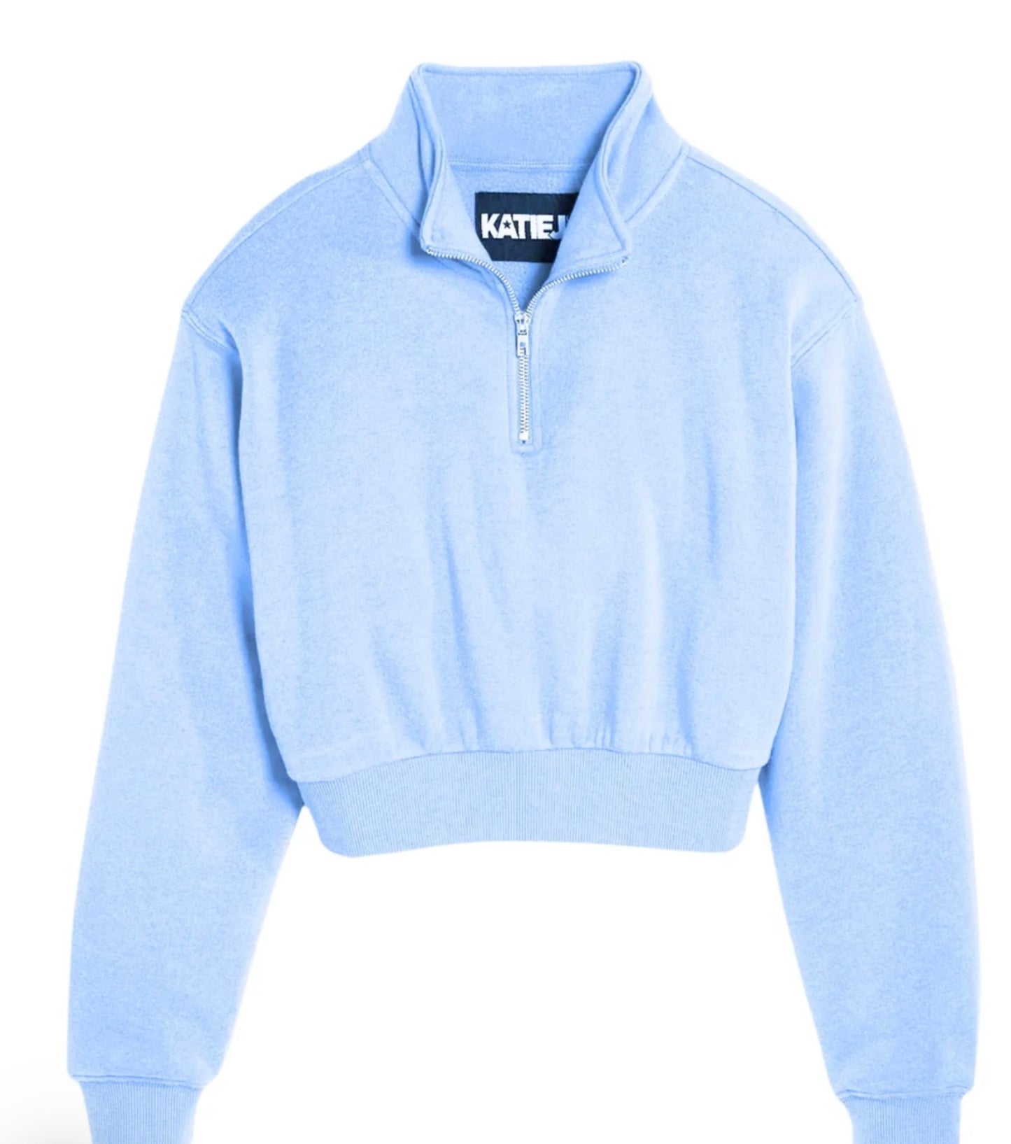 Dylan Quarter Zip Jacket Junior Baby Blue