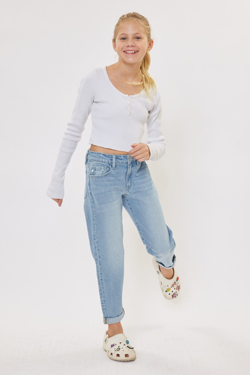 Kids Mini Mom Fit Jeans Tweens - Boutique My USA – KC Tribe