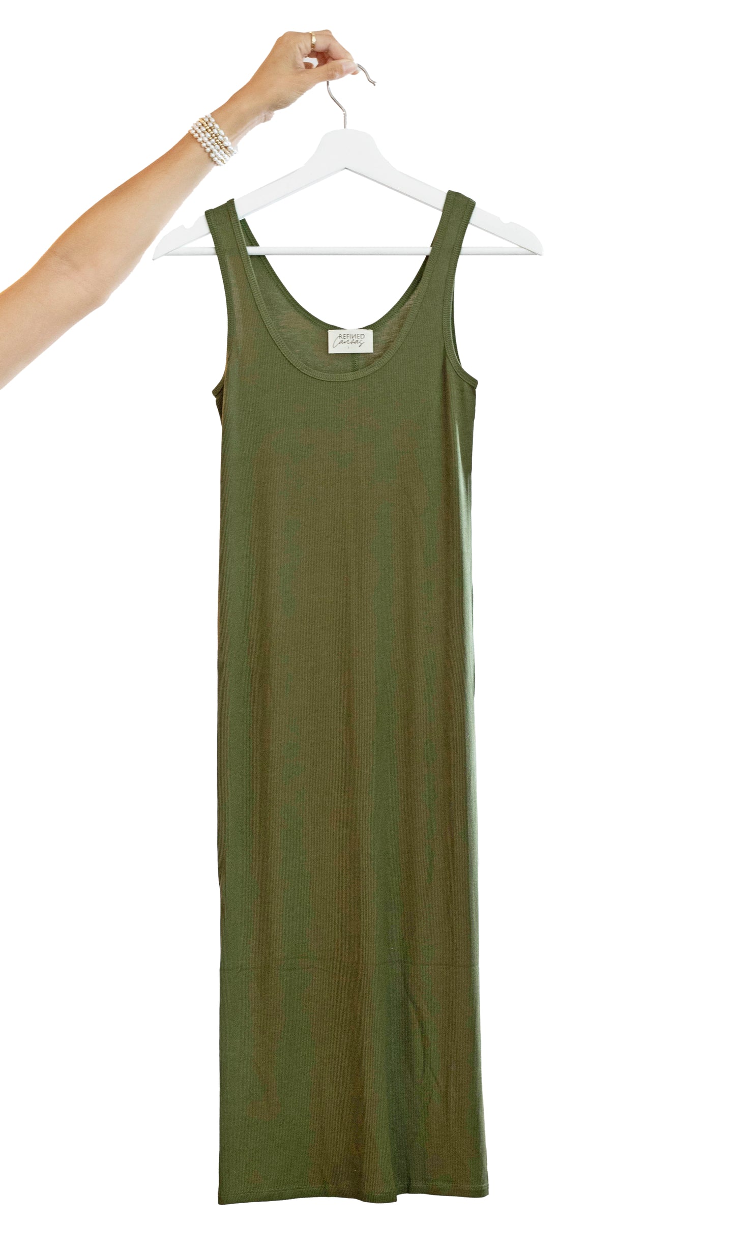 Ribbed Tank Maxi Dress - Women